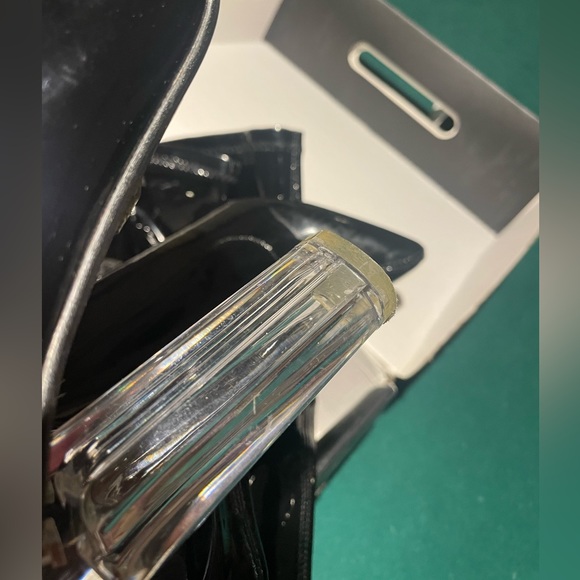 JACOBIES Thigh High Back Zipper Patent Boots Size 6.5 - Picture 3 of 6